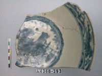 藏品(青花瓷大碗殘件)的圖片